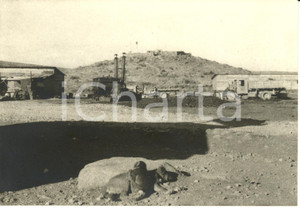 Fotografia d epoca originale 1937 ETIOPIA Lavori per la modernizzazione della nuova colonia italiana FOTO 1