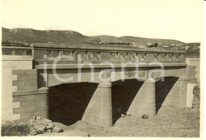Fotografia d epoca originale 1929 PRIOLO GARGALLO SR Nuovo ponte di cemento armato Fotografia 1