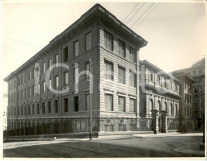 Fotografia d epoca originale 1933 LA SPEZIA Il nuovo Palazzo degli Studi rimodernato e ampliato Fotografia 1