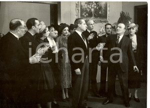 Fotografia d epoca originale 1937 MILANO TEATRO Ruggero RUGGERI in PASSABO  di Gherardo GHERARDI Foto 1