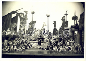 Fotografia d epoca originale 1938 MILANO Teatro alla SCALA Il RING di WAGNER Fotografia RARA 1