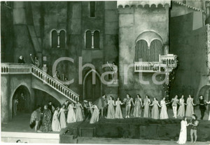 Fotografia d epoca originale 1937 VENEZIA Teatro Prima di ROMEO E GIULIETTA cortile CA  FOSCARI Fotografia 1