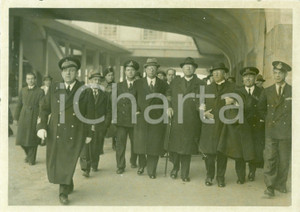 Fotografia d epoca originale 1939 NAPOLI Card. William Henry O CONNELL sbarca da NEPTUNIA per Conclave FOTO 1