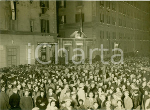 Fotografia d epoca originale 1932 ROMA Folla all inaugurazione del Gruppo APPIO METRONIO Fotografia 1