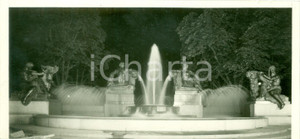 Fotografia d epoca originale 1930 TORINO Fontana Angelica dello scultore Giovanni RIVA Vera fotografia 1