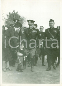 Fotografia d epoca originale 1939 NAPOLI Achille STARACE Giuseppe FRIGNANI iniziano lavori Casa Figli Popolo 1