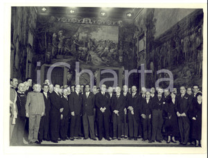 Fotografia d epoca originale 1931 ROMA VI Congresso Camere Commercio Italiane  Ricevimento in Campidoglio 1