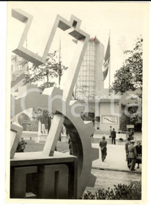 Fotografia d epoca originale 1940 MILANO Fiera campionaria  Padiglione AAMS MONOPOLI DI STATO Foto 1