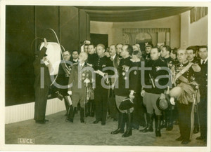 Fotografia d epoca originale 1940 MILANO Vittorio Emanuele III inaugura la VII Triennale Fotografia 1