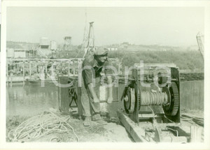 Fotografia d epoca originale 1939 ROMA Costruzione del Ponte della MAGLIANA per l Esposizione 1942 Foto 1