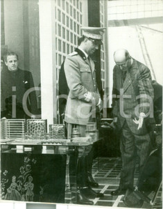 Fotografia d epoca originale 1938 MILANO FIERA CAMPIONARIA Principe Umberto II visita la Casa di vetro Foto 1