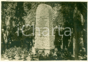 Fotografia d epoca originale 1928 ROMA Inaugurazione della stele dei Combattenti della MARCA TREVIGIANA Foto 1