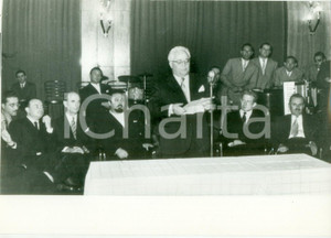 Fotografia d epoca originale 1953 CHIANCIANO TERME Francesco FLORA nomina vincitori premio Chianciano 1