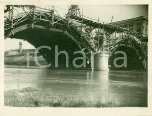 Fotografia d epoca originale 1928 ROMA Costruzione del Ponte Littorio oggi Ponte GIACOMO MATTEOTTI Fotografia 1