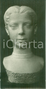 Fotografia d epoca originale 1936 VENEZIA BIENNALE lelio GELLI Ragazzo del CHIANTI Fotografia coeva del busto 1