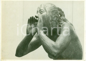 Fotografia d epoca originale 1936 MOSTRE D ARTE Marcello MASCHERINI Estate Foto coeva della scultura 1