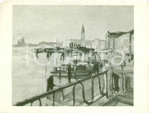 Fotografia d epoca originale 1933 VENEZIA Carlo DALLA ZORZA Venezia Fotografia coeva del quadro 1
