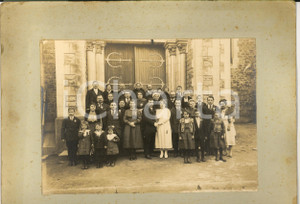 Fotografia d epoca originale 1920 ca FRANCE Matrimonio con donne in costume tradizionale Fotografia 30x20cm 1