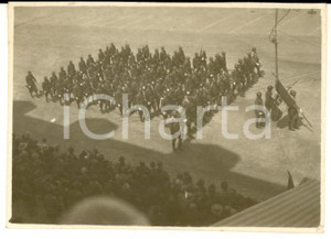 Fotografia d epoca originale 1929 CUNEO REGIO ESERCITO Rivista dello Statuto Fotografia 8x6 cm 1