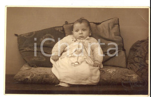 Fotografia d epoca originale 1928 MILANO Ritratto di Attilio PAGANI a un anno Foto CAMUZZI & VILLANI 1