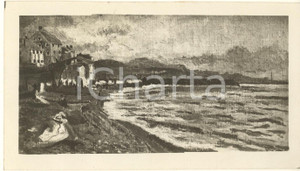 Fotografia d epoca originale 1936 MOSTRE D ARTE Luigi LEVI Spiaggia Fotografia coeva del quadro 1