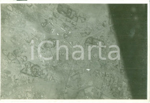 Fotografia d epoca originale 1936 DEBRA MARCOS ETIOPIA Veduta aerea della città  Foto TABANELLI 1