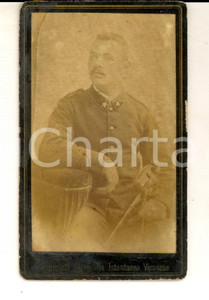 Fotografia d epoca originale 1910 ca VERONA REGIO ESERCITO Ritratto di ufficiale Fotografia VERONESE 1