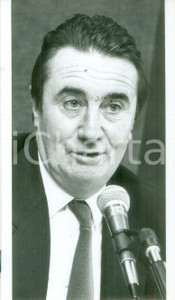 Fotografia d epoca originale 1989 PARIS Ministro JeanPierre SOISSON in conferenza stampa Fotografia 1
