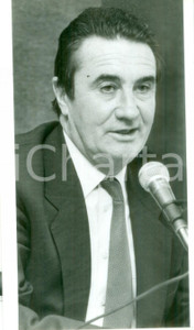 Fotografia d epoca originale 1989 PARIS Ministro JeanPierre SOISSON durante la conferenza stampa Fotografia 1