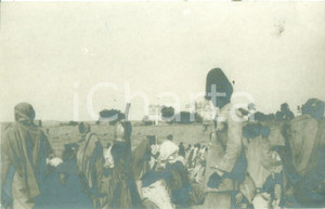 Fotografia d epoca originale 1937 MACALLÃˆ ETIOPIA Truppa di ascari accampati Fotografia 1