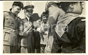 Fotografia d epoca originale 1934 ONEGLIA Premiazione del balilla Vittorio BESSO Foto cartolina U. BESSO 1