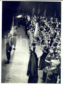 Fotografia d epoca originale 1952 FRANCE PARIS Cerimonia militare con banda dell esercito Foto 18x24 1