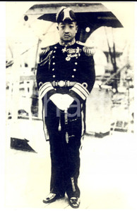 Fotografia d epoca originale 1932 JAPAN Ritratto dell ammiraglio Koichi SHIOSAWA Foto riproduzione coeva 1