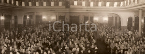 Fotografia d epoca originale 1936 ROMA TEATRO IMPERO Consegna della tessera ai reduci dell A.O.I. Foto DOPPIA 1