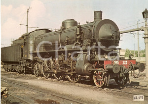 Fotografia d epoca originale 1975 ca FERROVIE STATO Locomotiva a vapore FS GR.685 Foto seriale 29x21 1