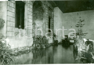 Fotografia d epoca originale 1936 ROMA VATICANO Esposizione Stampa Cattolica Atrio con galea MADERNA Foto 1