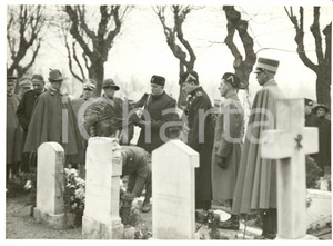 Fotografia d epoca originale 1934 MILANO Anniversario Milizia  Omaggio ai Caduti causa fascista Fotografia 1
