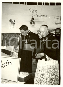 Fotografia d epoca originale 1939 MILANO Ildefonso SCHUSTER visita Mostra lavori per missionari Fotografia 1