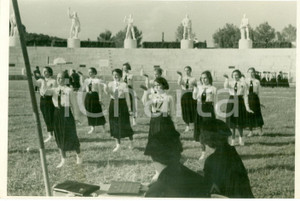 Fotografia d epoca originale 1936 ROMA Squadra Piccole Italiane Concorso OPERA BALILLA al Foro MUSSOLINI Foto 1