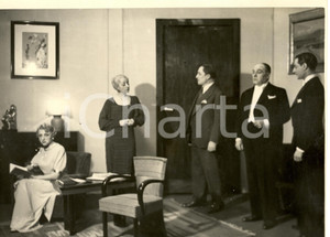 Fotografia d epoca originale 1937 MILANO TEATRO MANZONI  Compagnia RUGGERO RUGGERI  Sansone  di BERNSTEIN 1