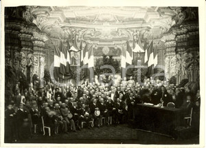 Fotografia d epoca originale 1935 ca MILANO Ferruccio LANTINI al primo Convegno Commercianti Provincia Foto 1