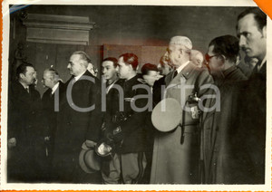 Fotografia d epoca originale 1935 MODENA AutoritÃ  inaugurano Mostra dei PRELITTORIALI dell Arte DANNEGGIATA 1