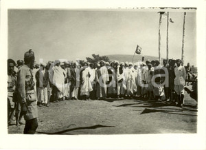 Fotografia d epoca originale 1938 CHESSADMEGA  ERITREA A.O.I. Gruppo di Capi SOMALI FOTOGRAFIA 1