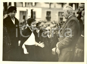 Fotografia d epoca originale 1935 ca LISSONE MB Settimana del Mobile  Riccardo MOTTA Prefetto Fotografia 1