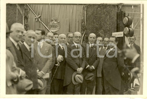 Fotografia d epoca originale 1930 NAPOLI AutoritÃ  all inaugurazione di una stazione di misura Fotografia 1