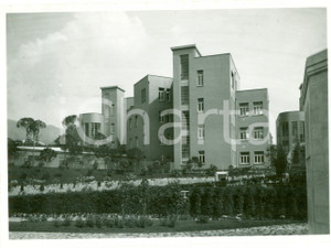 Fotografia d epoca originale 1938 GENOVA QUARTO Edifici nuovo Istituto Pediatrico GASLINI Vera fotografia 1