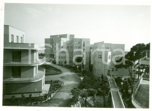 Fotografia d epoca originale 1938 GENOVA QUARTO Complesso nuovo Istituto GASLINI prospettiva FOTOGRAFIA 1