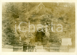 Fotografia d epoca originale 1929 GUGGING AU Grotta della fonte miracolosa LOURDES austriaca Foto 1