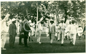 Fotografia d epoca originale 1926 GENALE SOMALIA Duca degli ABRUZZI e Cesare Maria DE VECCHI DI VAL CISMON 1