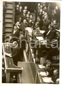 Fotografia d epoca originale 1938 PARIS Edouard DALADIER inaugura il suo terzo governo FOTOGRAFIA 1